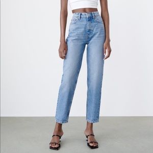 zara mom jeans